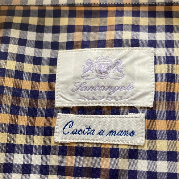 Men's Plaid Button-Down Shirt - Picture 2 of 3